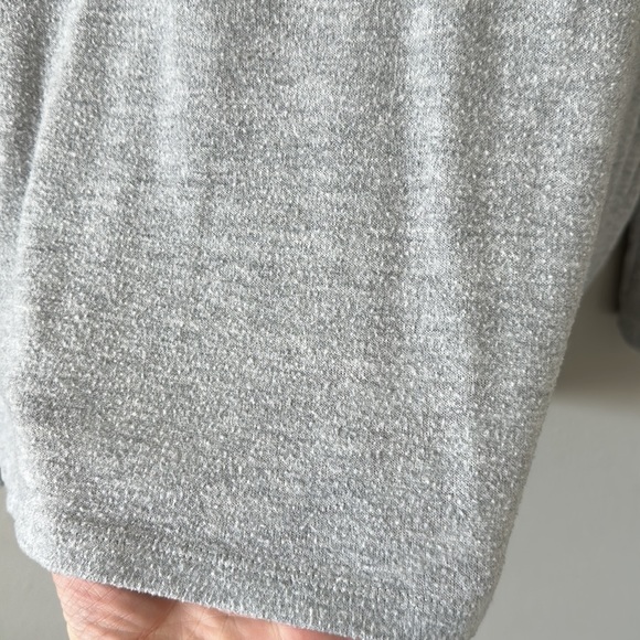 Staccato Gray/Leopard Print Color Block Long Sleeve Tunic Blouse Small - Picture 10 of 13